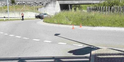 Nach einer Unfallserie kam das Auto des 87-Jährigen bei einer Leitplanke zum Stillstand.