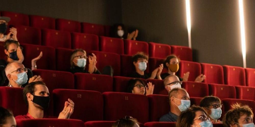 Masken und freie Sitze: Das internationale Animationsfilmfestival "Fantoche" in Baden AG verzeichnete heuer weniger Besucherinnen und Besucher.