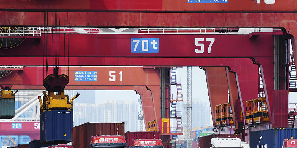 Chinas Exporte sind im August schneller als erwartet gestiegen. (Archiv)