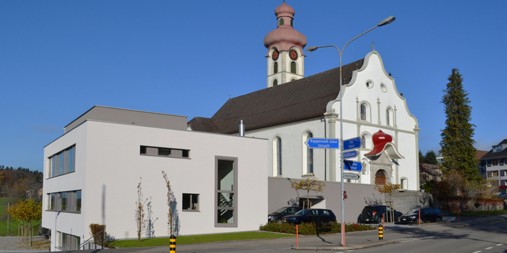 Das Pfarreizentrum Gommiswald wurde am 15. Januar 2012 eingeweiht und wird seitdem rege genutzt.
