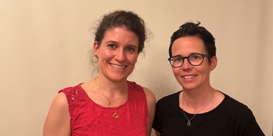 Im Bild v.l.: Sharon Satz und Martina Jucker