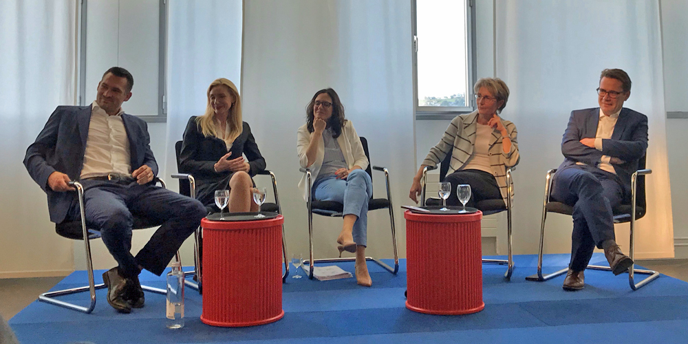 Von links: Marcel Dobler, Barbara Keller-Inhelder, Yvonne Suter, Brigitte Bailer, Beni Würth