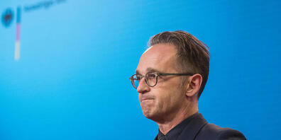 Heiko Maas, Außenminister von Deutschland, spricht im Auswärtigen Amt. Foto: Stefanie Loos/AFP Pool/dpa