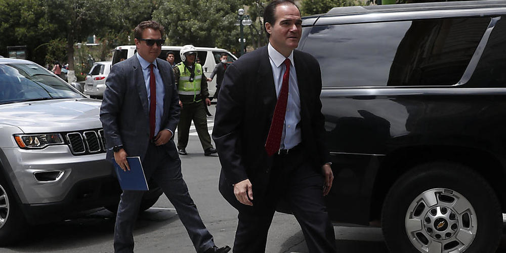 Der neue Präsident der Interamerikanischen Entwicklungsbank heisst Mauricio Claver-Carone (rechts).