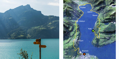 Zum 700-Jahr-Jubiläum der Schweiz entstand rund um den südlichsten Teil vom Vierwaldstättersee – den Urnersee - ein 35 km langer Heimat-Wanderweg.