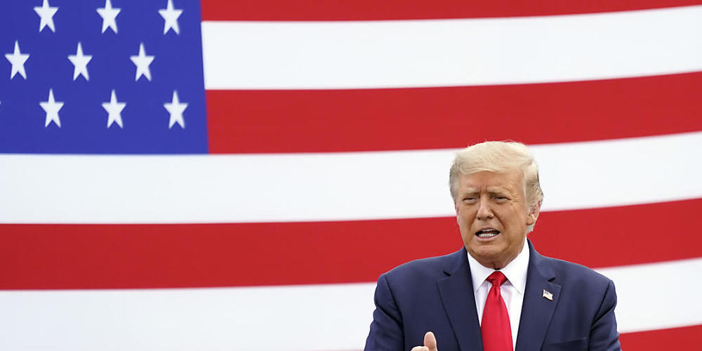 US-Präsident Donald Trump: «Ich wollte es immer herunterspielen.» Foto: John Raoux/AP/dpa