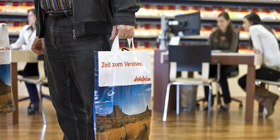 Harte Zeiten für die Reisebranche: ein Reisebüro in Zürich (Archivbild).