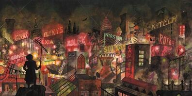 Nächtliches Leben in der Grossstadt Paris aus dem 2019 erschienenen Comic "Les Rigoles" von Brecht Evens.