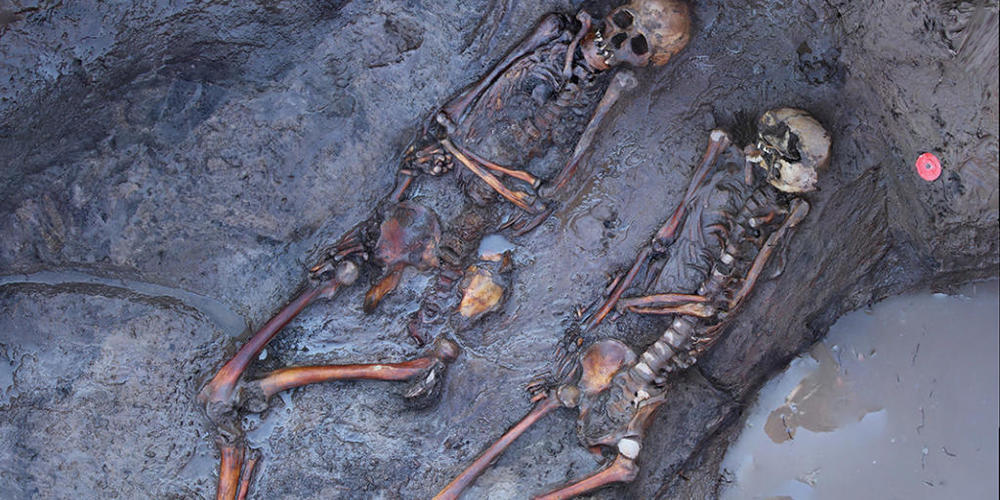 Die 1700 Jahre alten Skelette von südsibirischen Steppennomaden weisen darauf hin, dass sie sich häufig die Köpfe einschlugen.