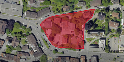 Hier soll ein vorübergehender Parkplatz entstehen.