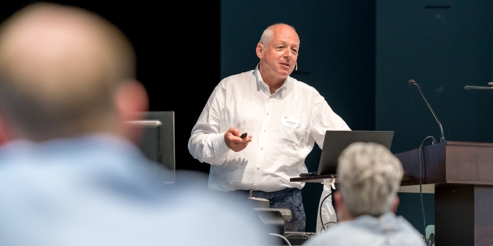 ETH-Professor und Unternehmer Anton Gunzinger an der ersten OST-Klimakonferenz 2020.
