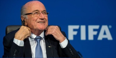 Hat gut lachen: Sepp Blatter kann einen Teilsieg feiern.