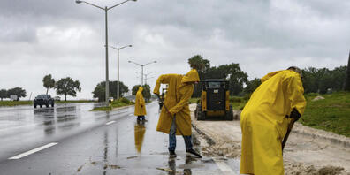 Hurrikan «Sally» hat auf seinem Weg in Richtung der US-Golfküste weiter an Kraft gewonnen. Der Wirbelsturm wurde auf einer Skala von eins bis fünf auf einen Hurrikan der Kategorie zwei hochgestuft. Foto: Lukas Flippo/The Sun Herald/AP/dpa