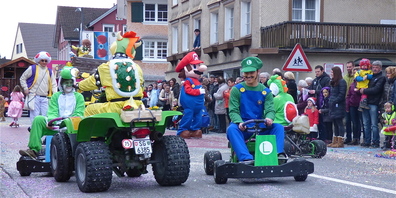 Der Fasnachtsumzug in Kriessern ist alljährlich ein Höhepunkt der Rheintaler Fasnacht