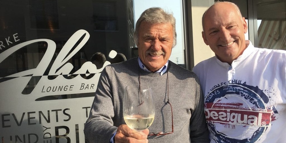 Immer wieder gern gesehener Gast und Talkpartner: Olympiasieger und Multimillionär Hausi Leutenegger (l.)