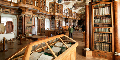 Blick in die St.Galler Stiftsbibliothek.