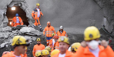 Der Durchschlag wurde nach der Art der Mineure gefeiert.