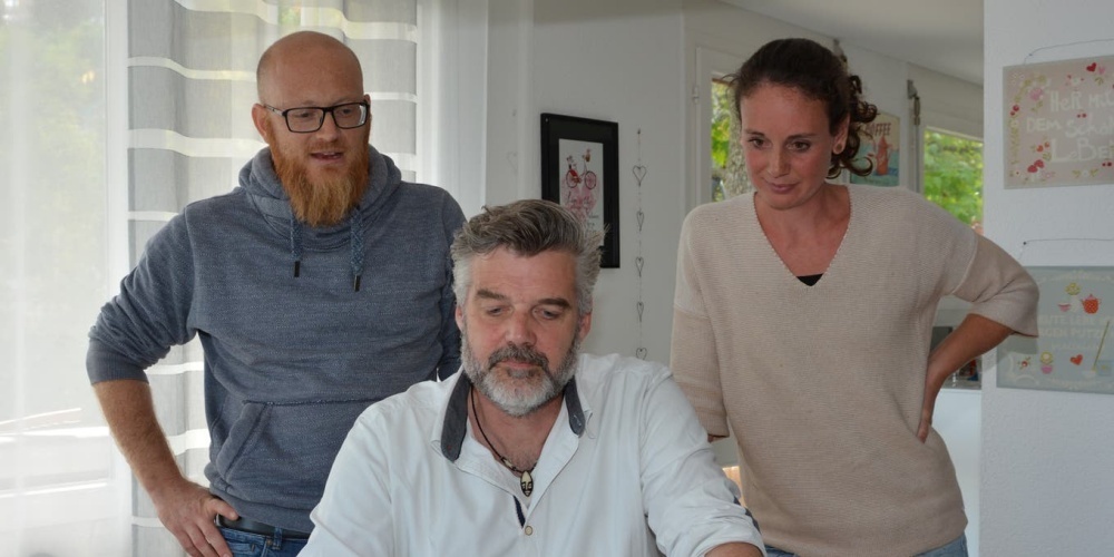 David Mächler, Stefan Diener und Nadja Bösiger-Wäckerlin (von links)