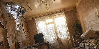Eine unter Beschuss geraten Wohnung in Stepanakert. Foto: David Ghahramanyan/NKR InfoCenter PAN Photo/AP/dpa