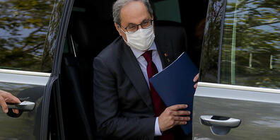 Der separatistisch katalanischen Regionalchef, Quim Torra, wird seines Amtes enthoben. Foto: Manu Fernandez/AP/dpa