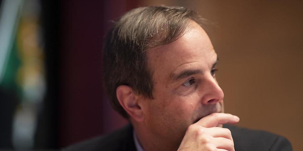 Der Parteipräsident der CVP, Gerhard Pfister, hat sich in einem Interview skeptisch bezüglich des EU-Rahmenabkommens gezeigt. (Archivbild)