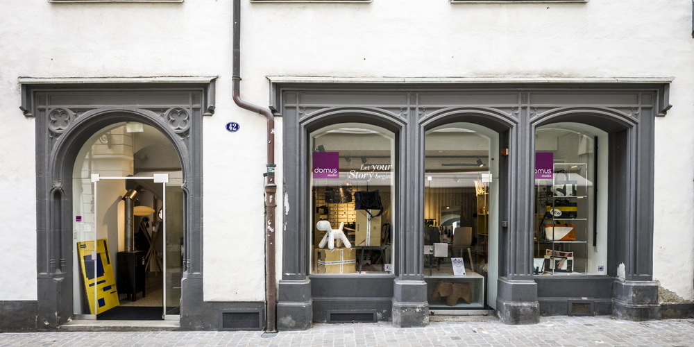 Das Domus-Verkaufslokal an der Spisergasse 42 schliesst, der Hauptsitz an der Davistrasse 24 bleibt bestehen