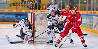 Erfolgreiche SCRJ Lakers gegen Ambri. Bild: Thomas Oswald (Archiv).