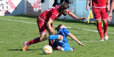 Montlingens Damian Tiziani wird auch auf der Rheinau eine starke kämpferische Leistung bringen (Bilder: Ulrike Huber)