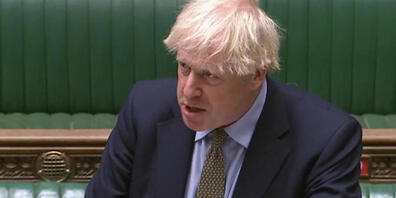 SCREENSHOT - Boris Johnson, Premierminister von Großbritannien, spricht während der «Prime Ministers Question's» (Fragen an den Premierminister) im britischen Unterhaus. Foto: House Of Commons/PA Wire/dpa - ACHTUNG: Nur zur redaktionellen Verwendu...