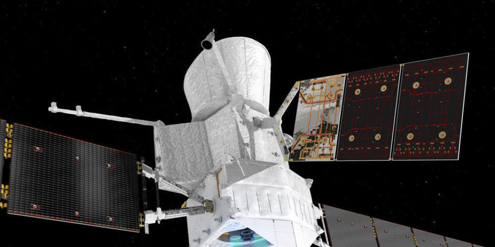 Die Merkursonde "BepiColombo" und die Instrumente an Bord - davon auch welche aus Bern - funktionierten offenbar bei ihrer Begegnung am frühen Donnerstagmorgen einwandfrei (Bild Nasa).