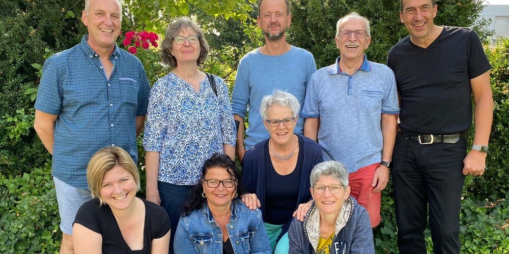 Die Mitglieder der Theatergruppe Rhybrugg freuen sich schon auf viele Zuschauer (Bild: pd)