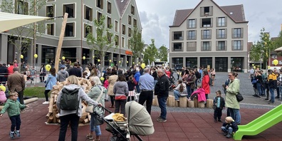 Der neue Spiel- und Dorfplatz Arnegg.