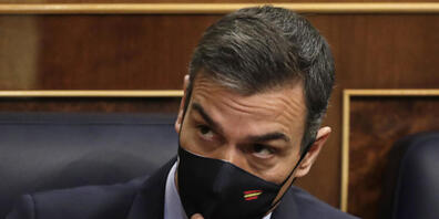 dpatopbilder - Pedro Sanchez, Ministerpräsident von Spanien, muss sich einem Misstrauensantrag der rechtspopulistischen Vox-Partei stellen. Foto: Manu Fernandez/AP POOL/dpa