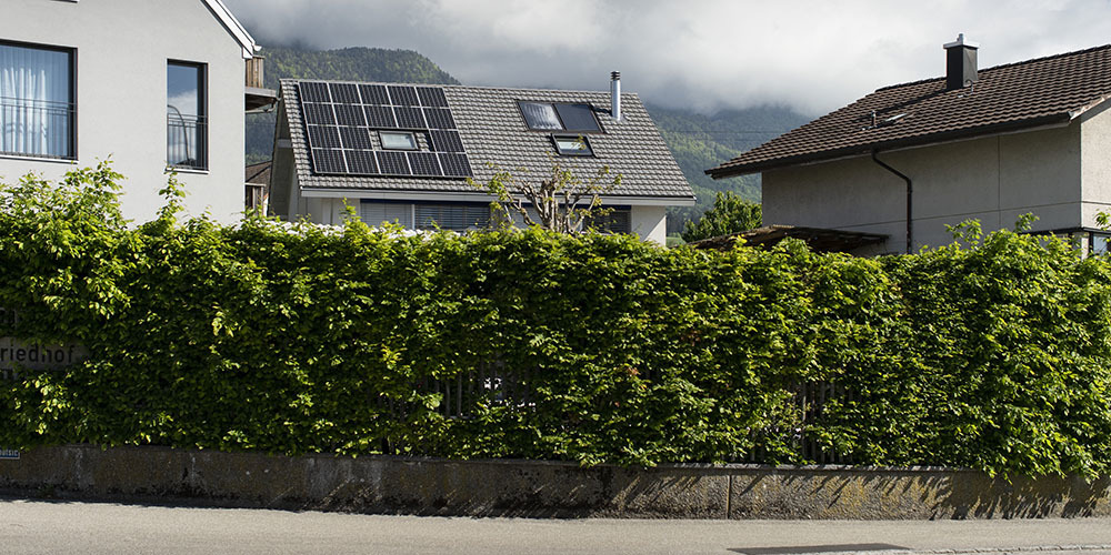 Im Kanton Schwyz wohnt rund ein Viertel der Bevölkerung in einem Einfamilienhaus. (Bild: Keystone)