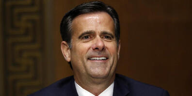 ARCHIV - John Ratcliffe, damaliger republikanischer Abgeordneter im US-Repräsentantenhaus, vor dem Geheimdienstausschuss des Senats. Foto: Andrew Harnik/AP Pool/dpa