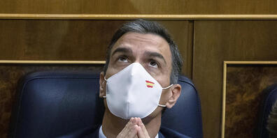 Pedro Sanchez, Ministerpräsident von Spanien, sitzt im Parlament. S Foto: Pablo Blazquez Dominguez/POOL Getty/dpa