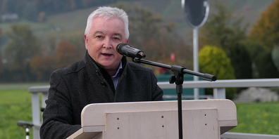 Gemeindepräsident Roland Wälter verweist auf die Fakten (Bild: Ulrike Huber)