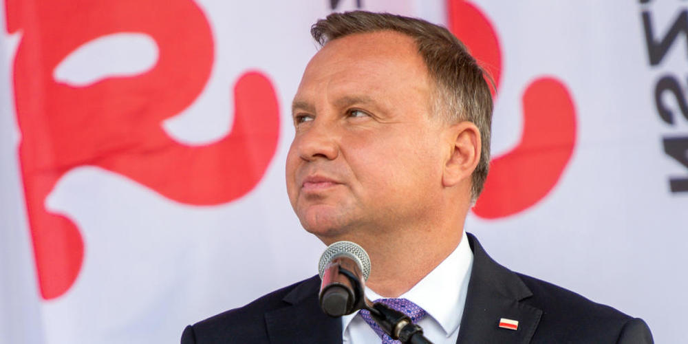ARCHIV - Andrzej Duda ist positiv auf das Coronavirus getestet worden. Foto: Mateusz Slodkowski/SOPA Images via ZUMA Wire/dpa
