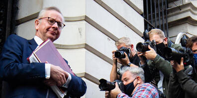 Der britische Staatsminister Michael Gove kritisiert die Haltung der EU. Foto: Aaron Chown/PA Wire/dpa