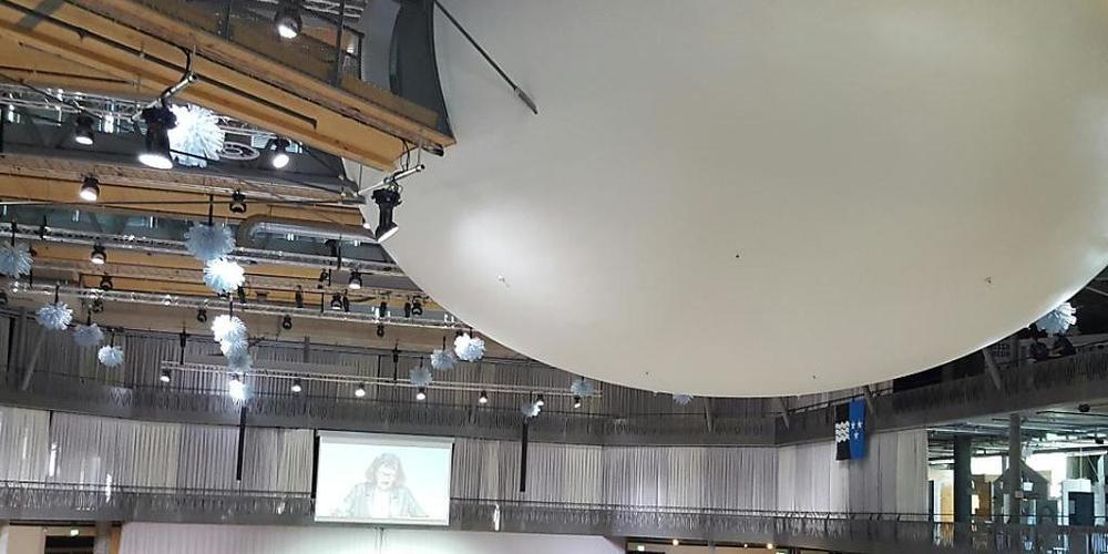 Die GLP und die Grünen können jubeln: Sie gewinnen die Wahlen in den Aargauer Grossen Rat. Das Parlament tagte seit Mai wegen der Corona-Pandemie in einem Saal in Spreitenbach AG. (Archivbild)