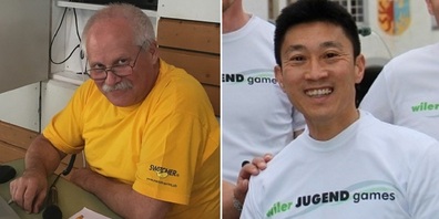 Martin Senn (links) und Phat Do informieren.