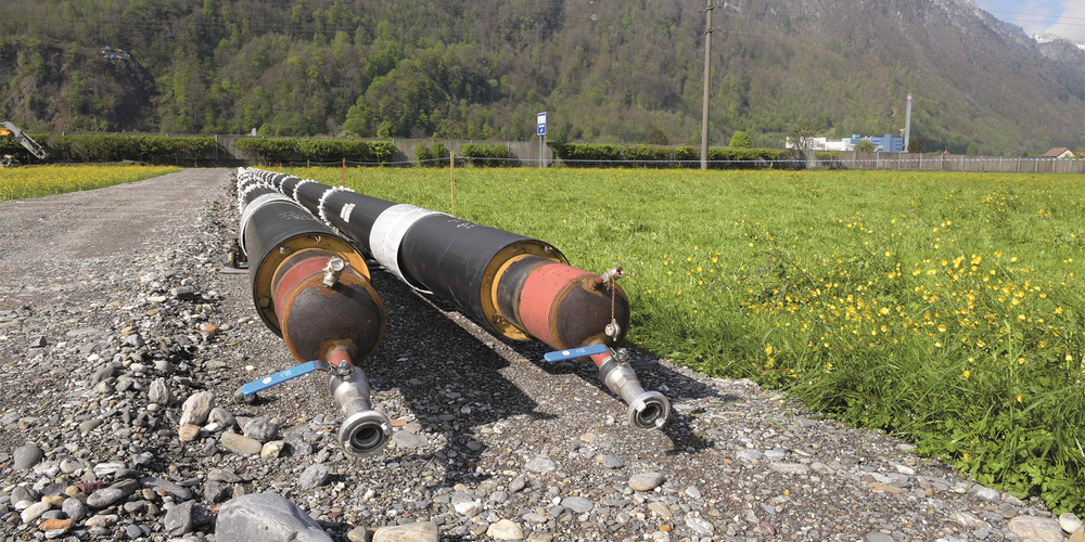 Von der Kehrichtverbrennungsanlage (KVA) Linth in Niederurnen soll in ein paar Jahren eine Fernwärmeleitung bis nach Weesen führen. (Archivbild)