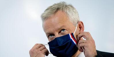 Bruno Le Maire, Frankreichs Minister für Wirtschaft und Finanzen, sieht sich einem wachsenden Schuldenberg wegen der Coronakrise gegenüber. (Archivbild)