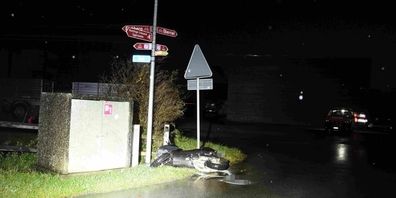 Don´t drink and drive! Sonst brauchst Du einen neuen Roller (Bild: kapo.sg.ch)