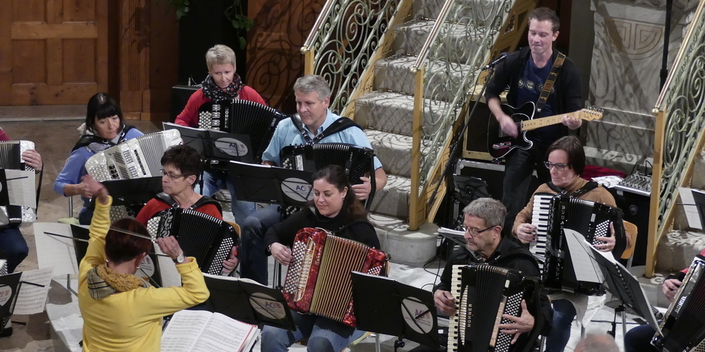 Letztes Jahr noch überraschte der Akkordeon-Club Altstätten/Berneck noch mit zwei hochklassigen Konzerten (Bild: Archiv uh)