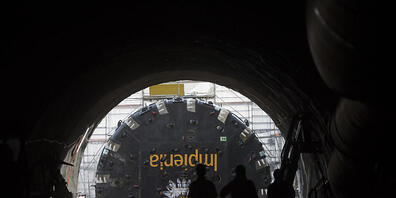 Der Tunnelbau bleibt bei Implenia. (Archivbild)