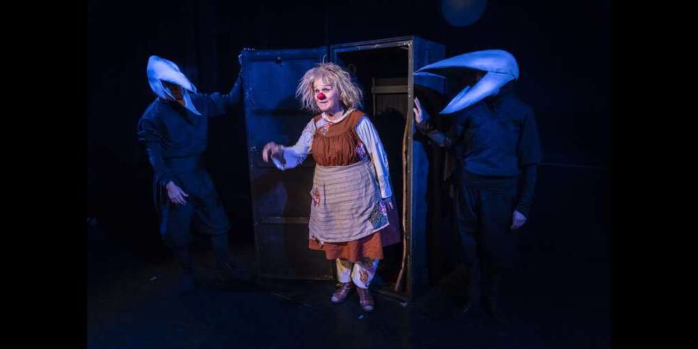 Gardi Hutter in ihrer aktuellen Produktion Gaia Gaudi (Foto: Sabine Wunderlin)