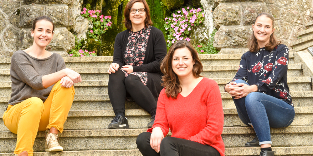 v.l.n.r: Feride Dogum, Simone Berger, Martina Fischli und Yvonne Sutter. Auf dem Bild fehlt  Priska Gätzi