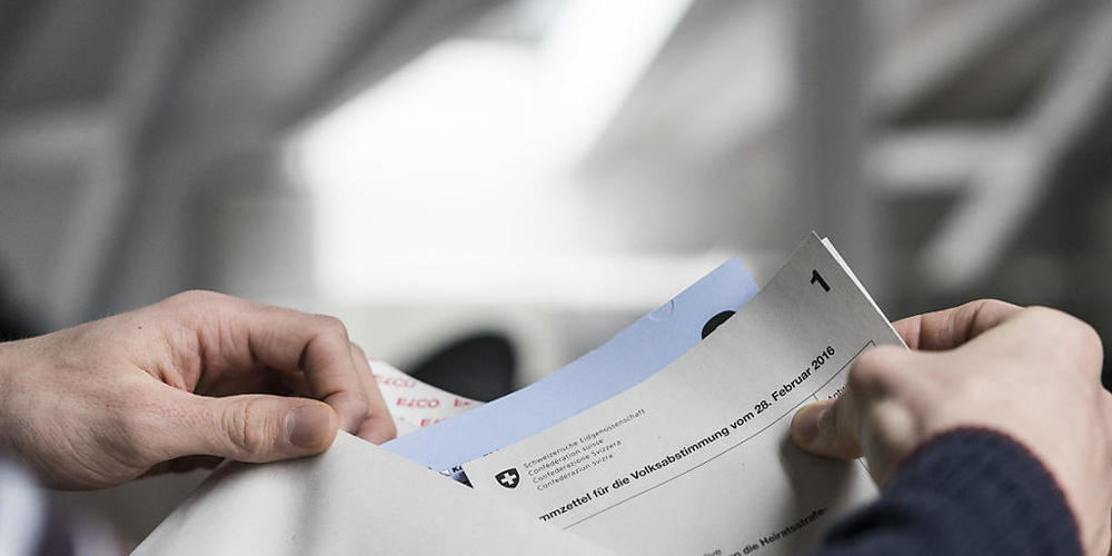 Es wird keine zweite Abstimmung über die Volksinitiative "Für Ehe und Familie - gegen die Heiratsstrafe" geben. (Archivbild)