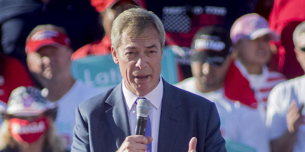 Nigel Farage will seine Brexit-Partei in eine Anti-Lockdown-Partei um krempeln. (Archivbild)